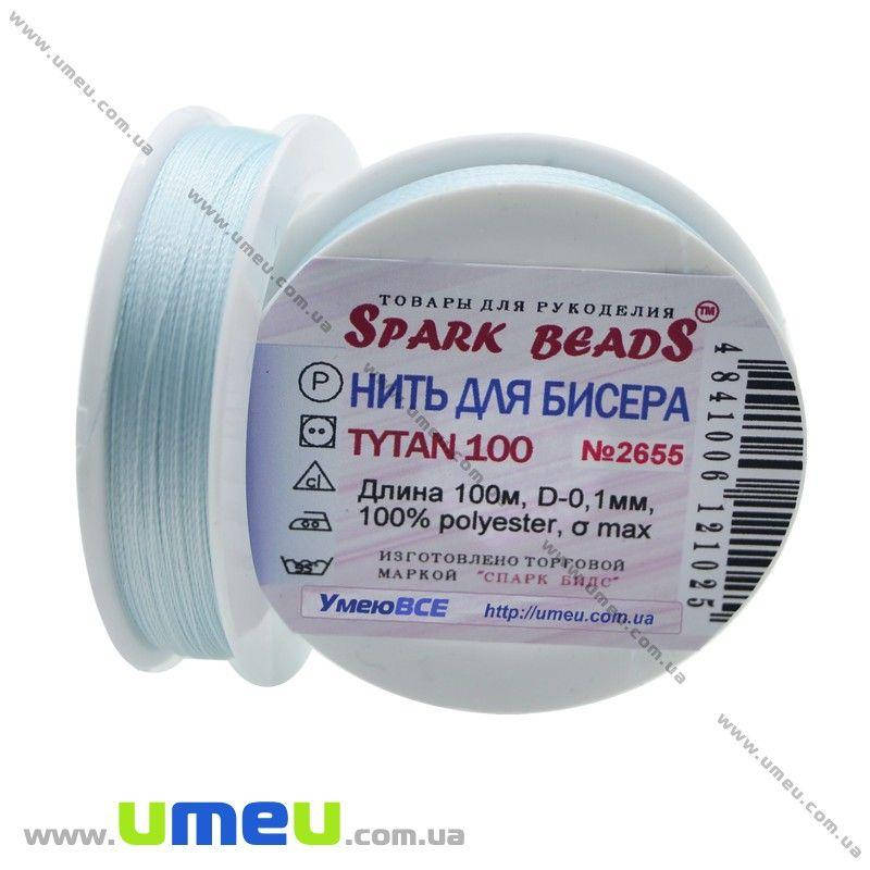 

Нить для бисера Титан 100, Бледно-голубая №2655, 100 м (MUL-010619), Голубой