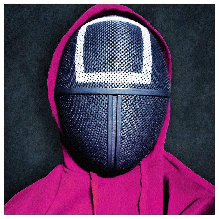 

Маска Игра в кальмара Офицер 5782 Квадрат