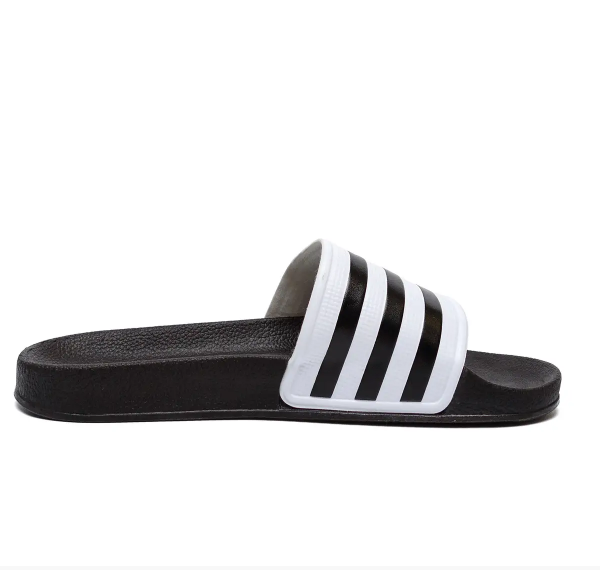 

Мужские летние шлепанцы Adidas white белые, Белый