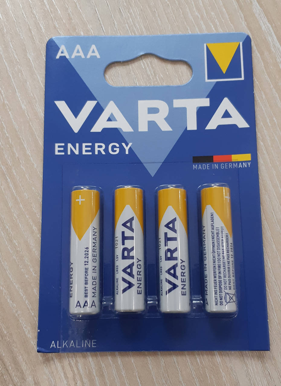 

Батарейки VARTA Energy AAА/LR 03 (4шт) (4103 229414)
