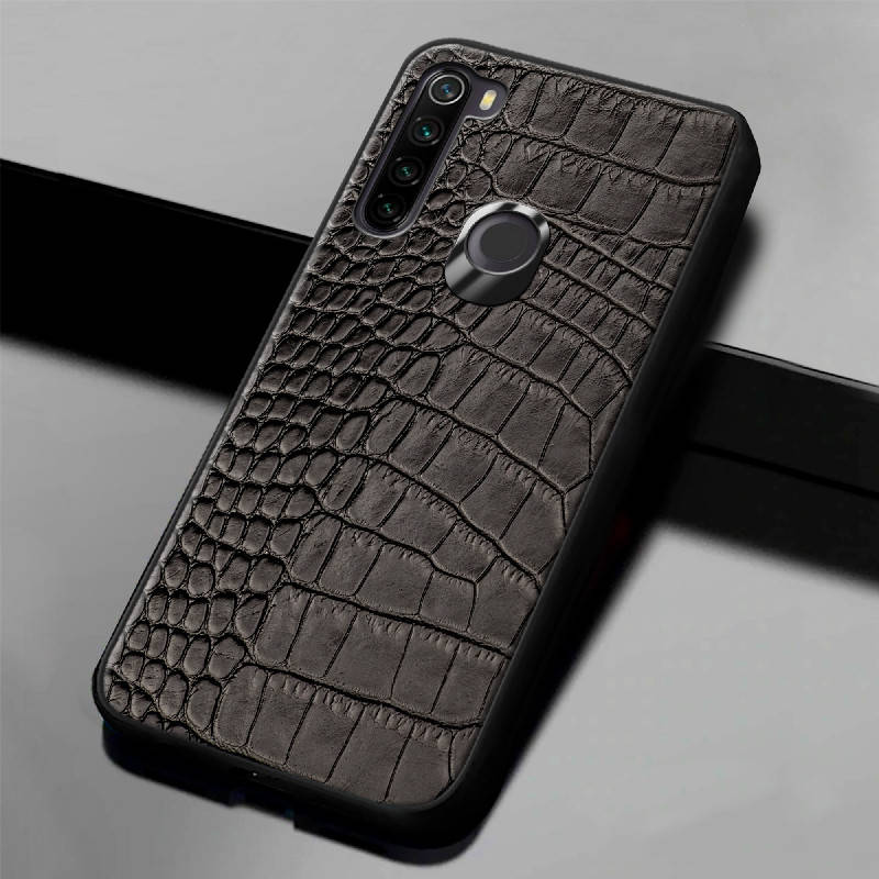 

Кожаный чехол Boxface Xiaomi Redmi Note 8T Crocodile Black, Черный