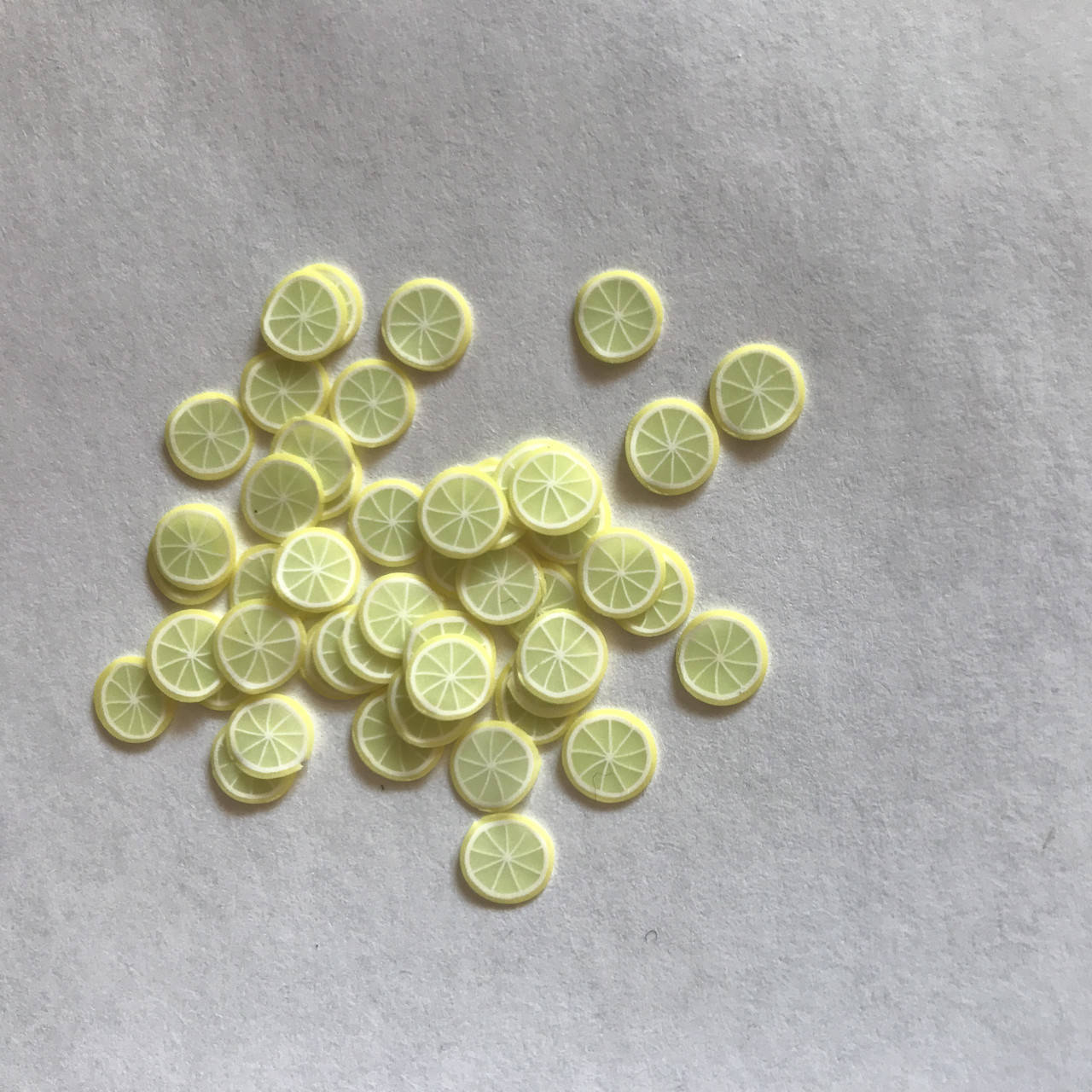 

Фимо нарезка " ЛИМОН" 50 штук., Желтый