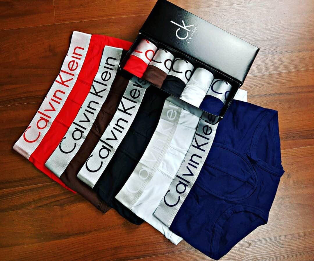 

Набор трусов CK Calvin Klein Steel -- ціна вказана за 1 шт трусів., Разные цвета