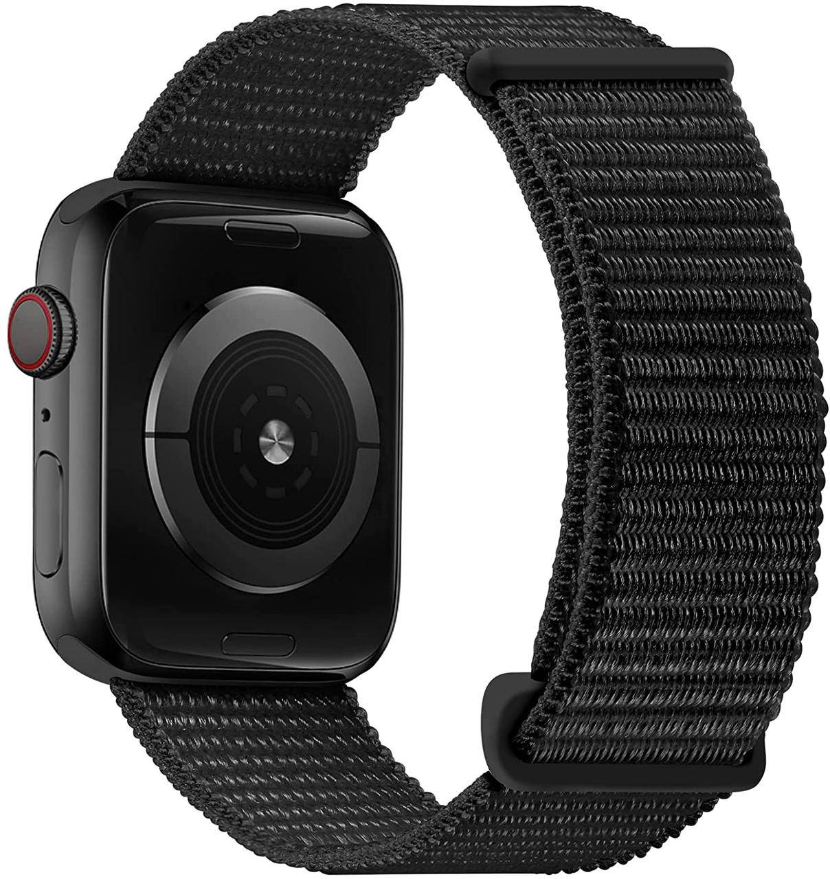 

Ремешок Sport Loop Black для Apple Watch 38/40 mm нейлоновый черный