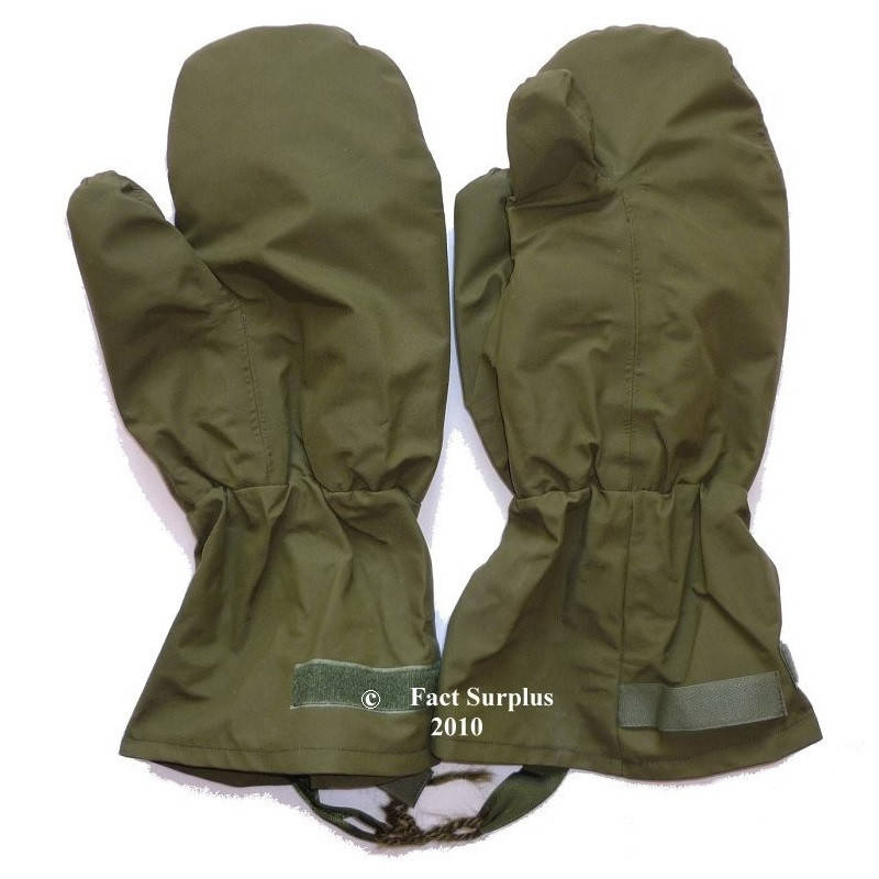 

Рукавицы, Трехпалые, олива, gore-tex, оригинал Британия