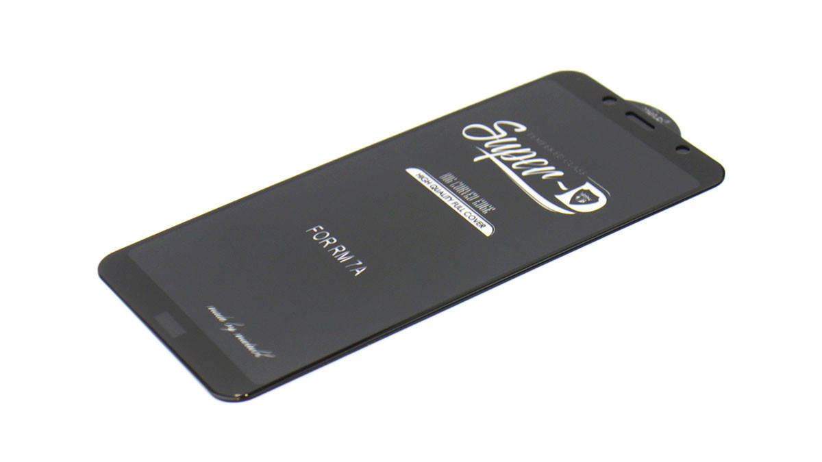 

Защитное стекло Super-D на Xiaomi Redmi 7A (0.3mm 9H), Черный