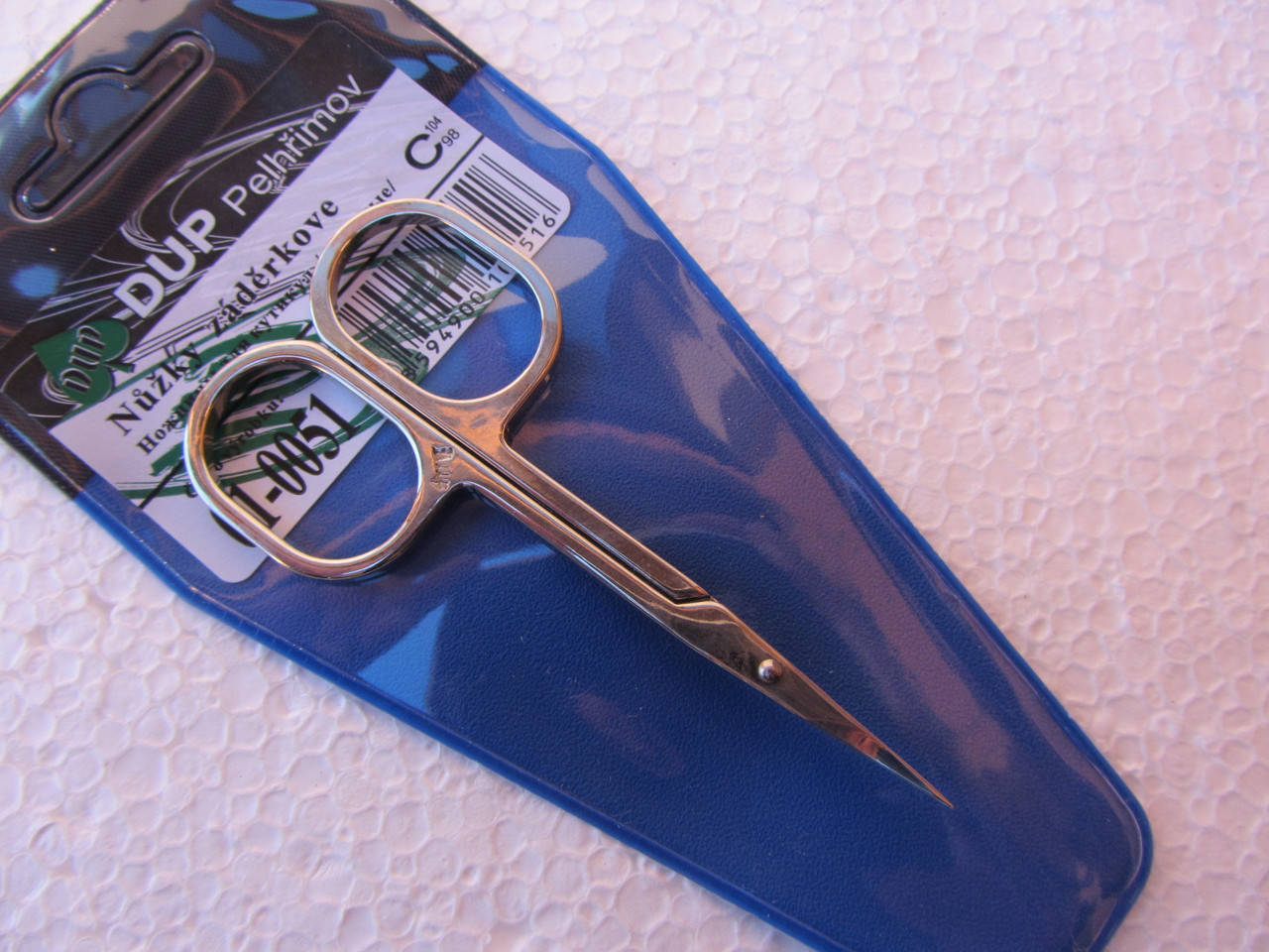 

Ножницы маникюрные DUP для удаления кутикул серебро