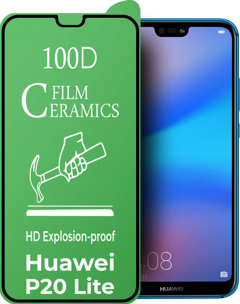 

Защитная пленка Ceramics Huawei P20 Lite (керамическая 9D)