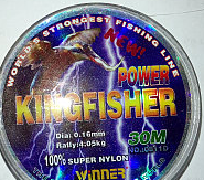 

Леска KingFisher 0.10 (30м) светлая