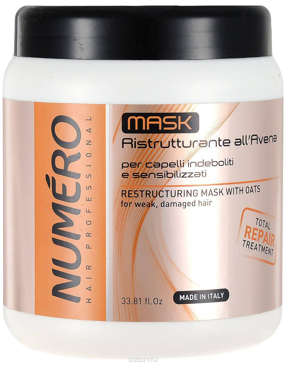 

Brelil Крем-маска с вытяжкой из овса Numero Oat Mask, 1000 мл