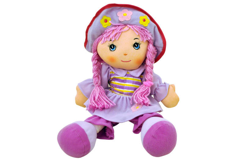 

Лялька м"яка музична, 2 види, в кульку R2016C р.40*24см.