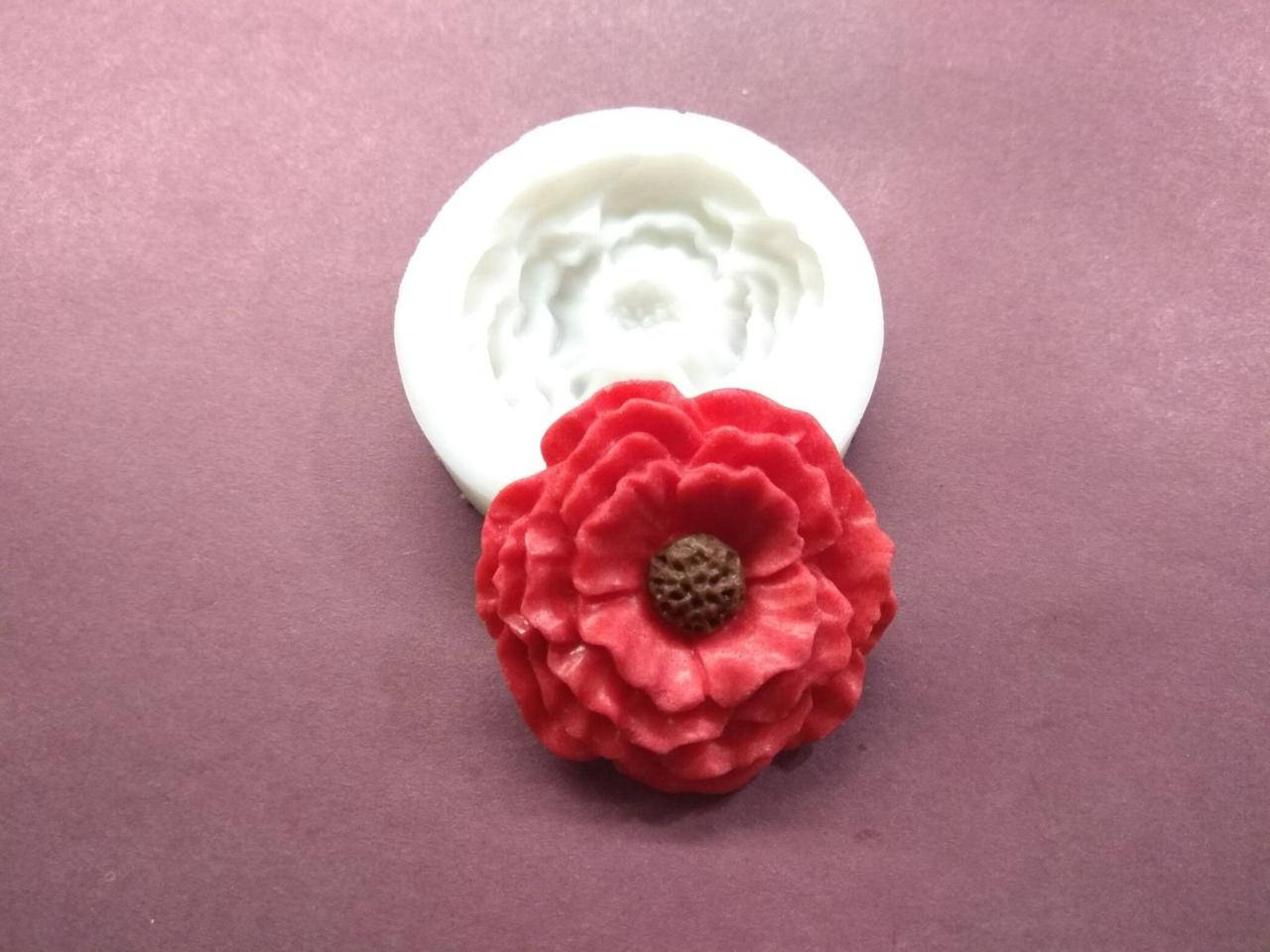 

Силиконовый молд Мак