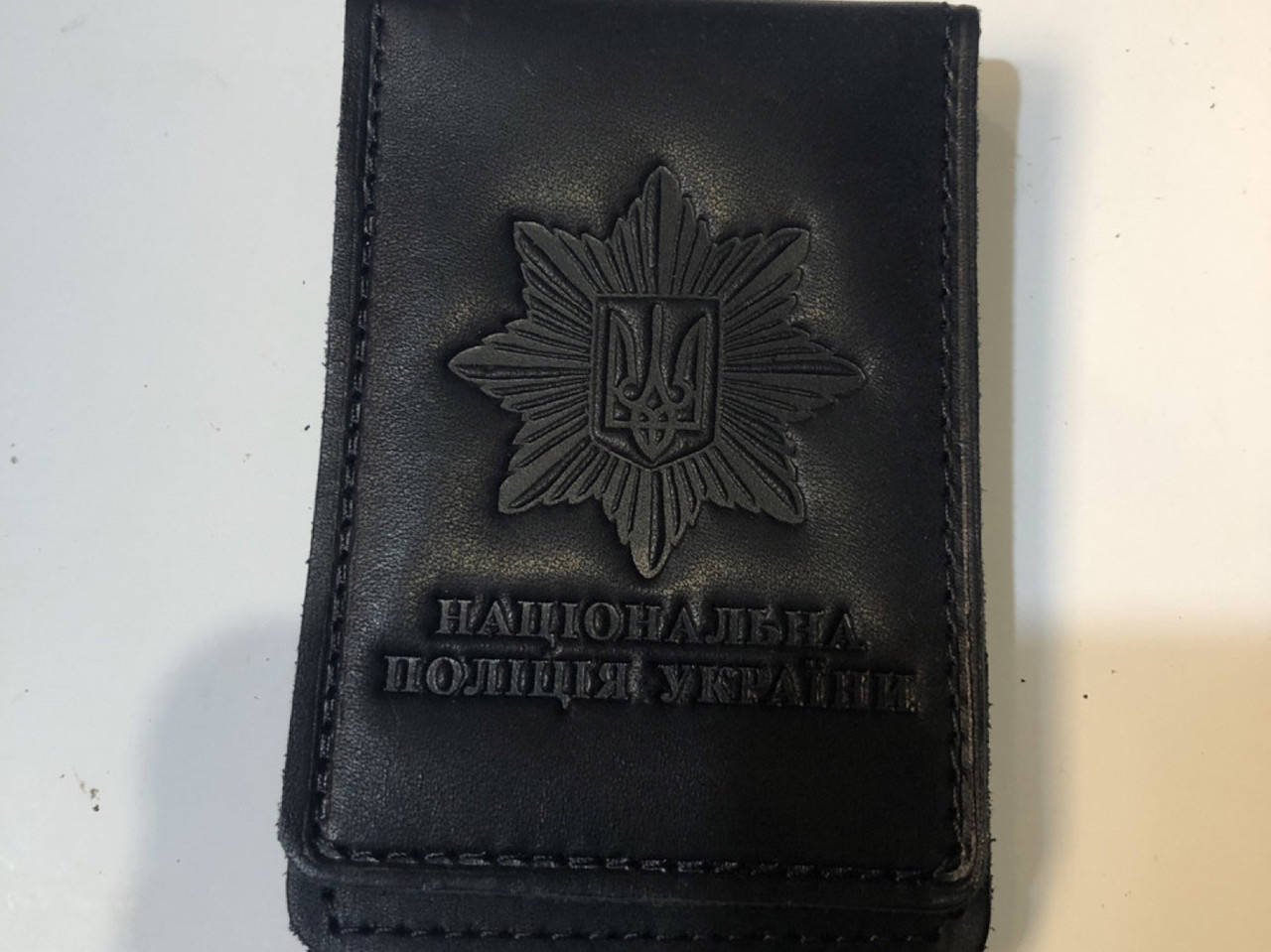 

Обкладинка шкіряна національної поліції
