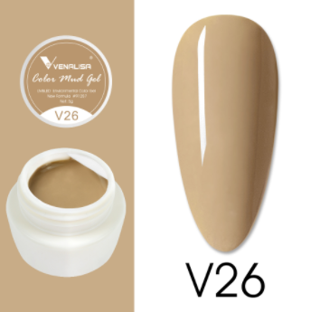 

Гель-краска Venalisa Color Mud Gel, 5г, №26 (темно-кремовый)