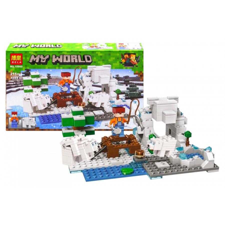 

Детский конструктор "MINECRAFT: Зимняя рыбалка" BELA 10960 от LamaToys, Разные цвета