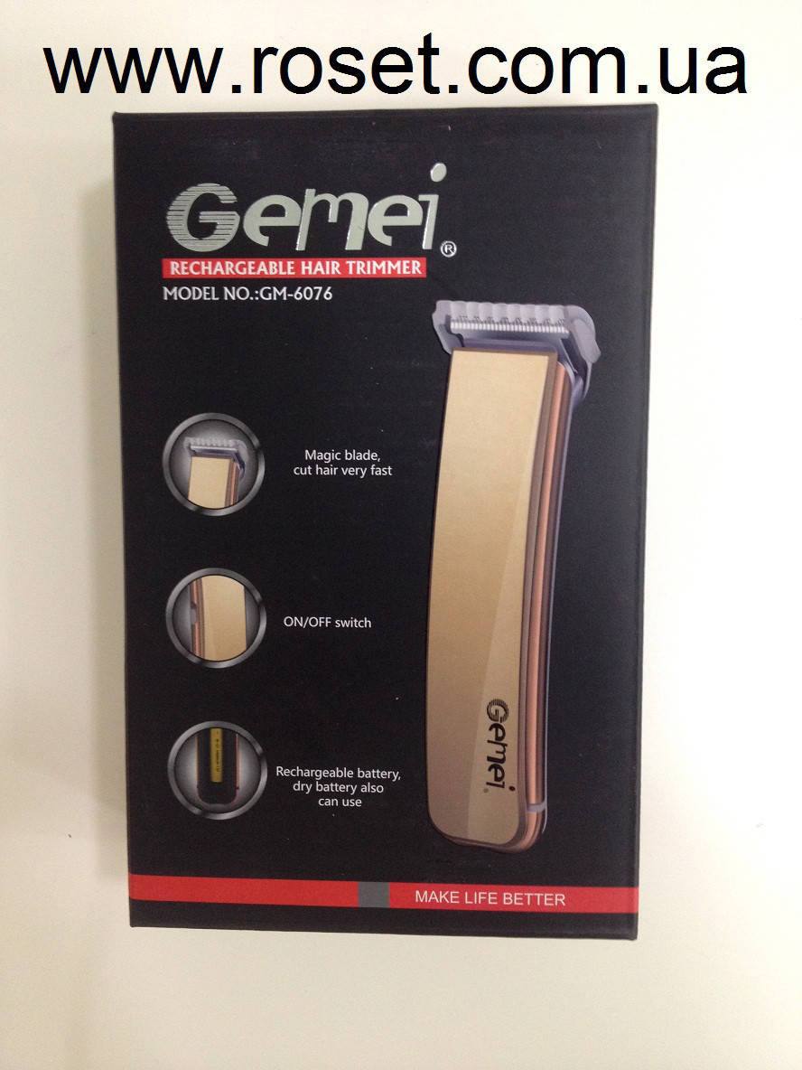 

Триммер - бритива для бороды Gemei GM 6076