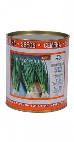 

Семена лука Изумрудный Остров (на перо) в банке 0.25 кг