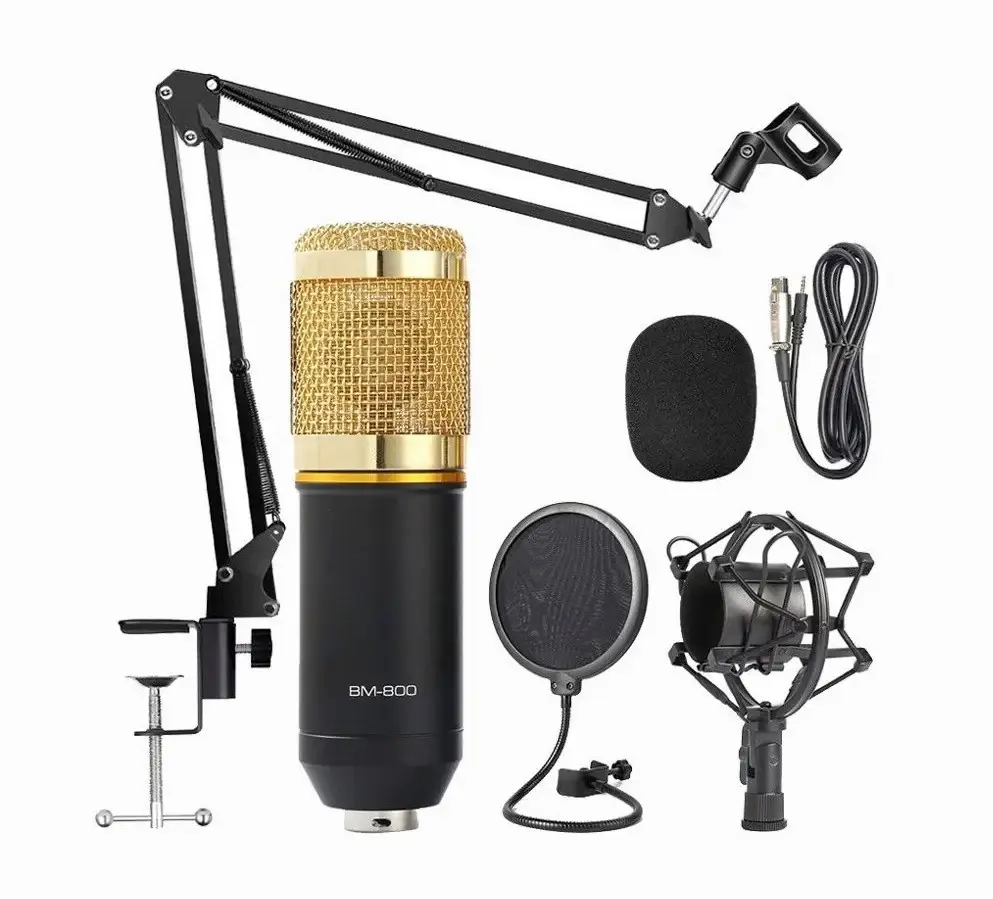 

Мікрофон конденсаторний BM800 з пантографом і аксесуарами