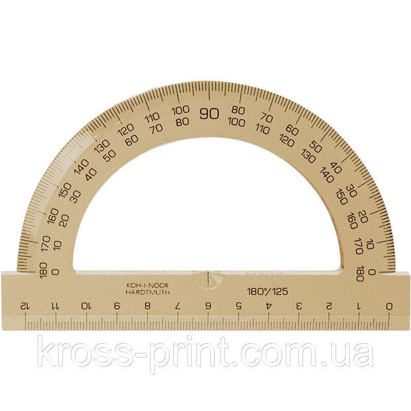 

Транспортир 180°/125 мм, дымчатый (746239)