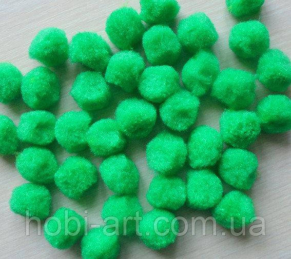 

Помпони, 1,8см, зелені, упаковка 10 шт.