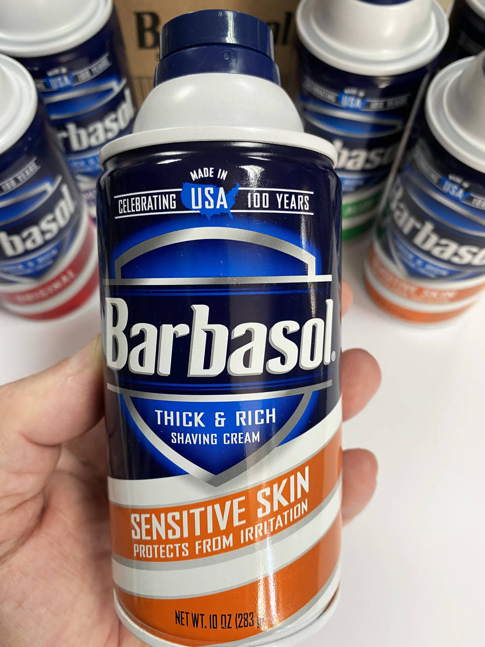 

Крем-пена для бритья Barbasol для чувствительной кожи Sensetive Skin 283 г