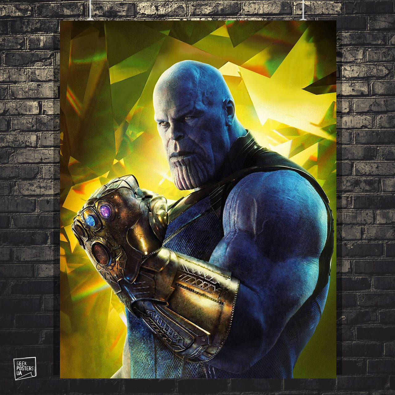 

Плакат "Титан Танос, Война Бесконечности, Мстители, Thanos". Размер 60x41см (A2). Глянцевая бумага