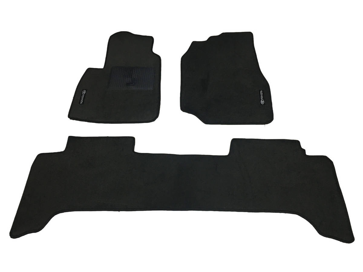 

Коврик автомобильные Autote в салон Toyota Land Cruiser 100 (1997-2008) текстильные, темно-серые (Fortuna) Lux, Темно-серый