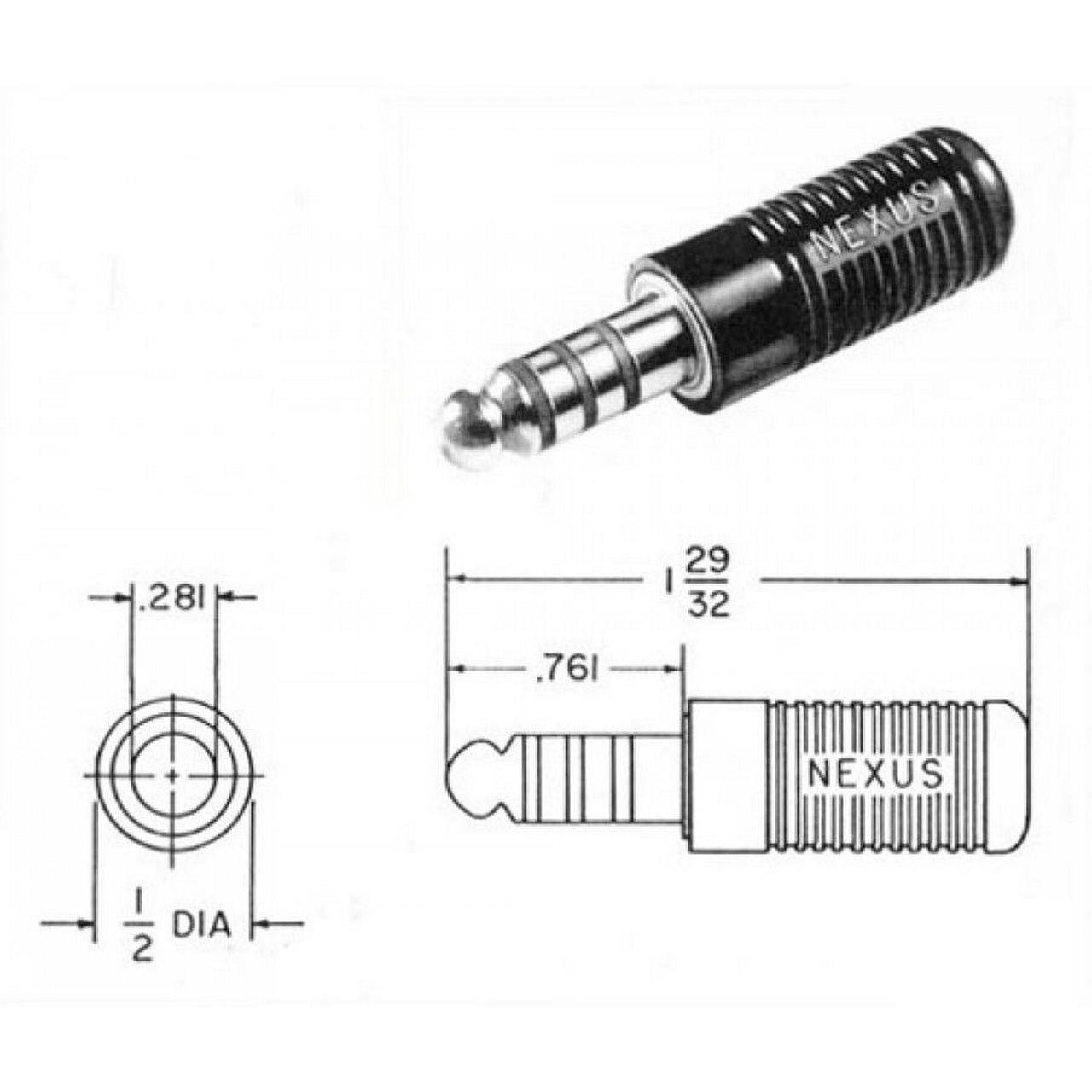 

Nexus U-174/U Military Connector, Черный