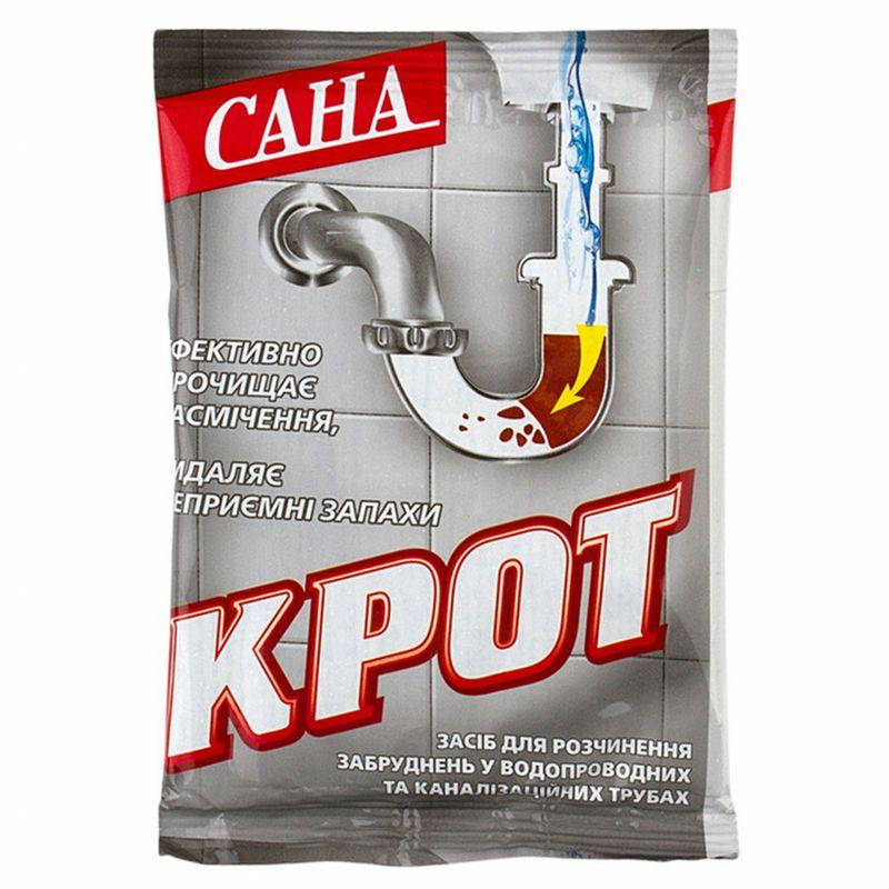 

Засіб для чищення труб сухий Кріт Сана 70 г