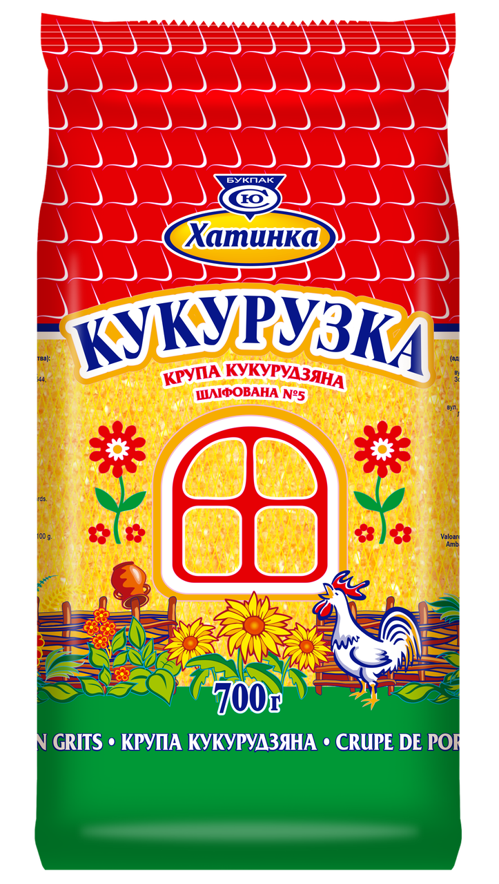 

Крупа кукурузная шлифованная №5, ТМ Хатинка, 0,7кг