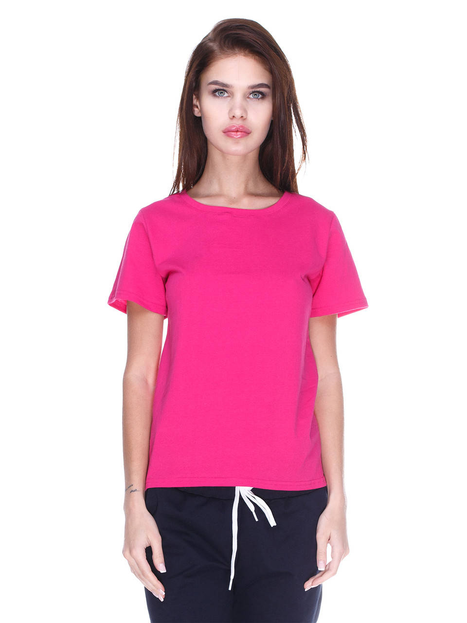 

Футболка женская, малиновая XL, Малиновый