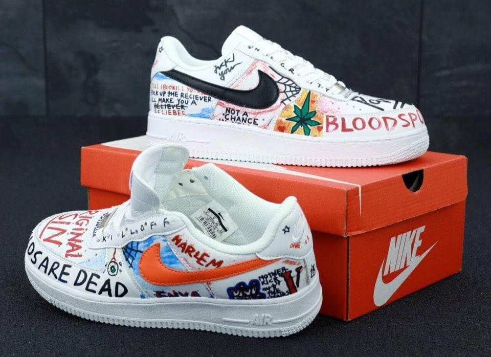 

Кроссовки Nike Air Force 1 low custom, Черный