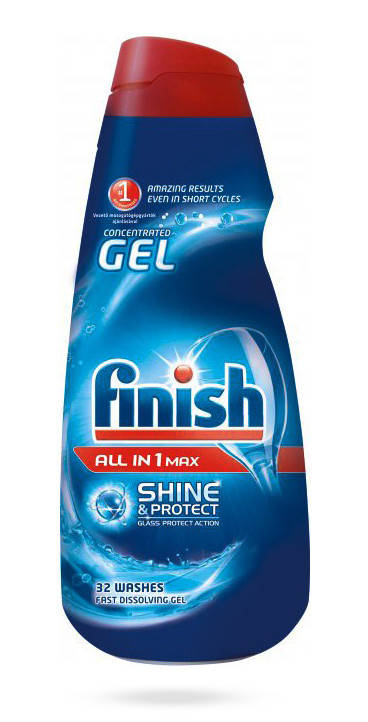 

Гель для мытья посуды в посудомоечной машине Finish All in One Max 650 мл