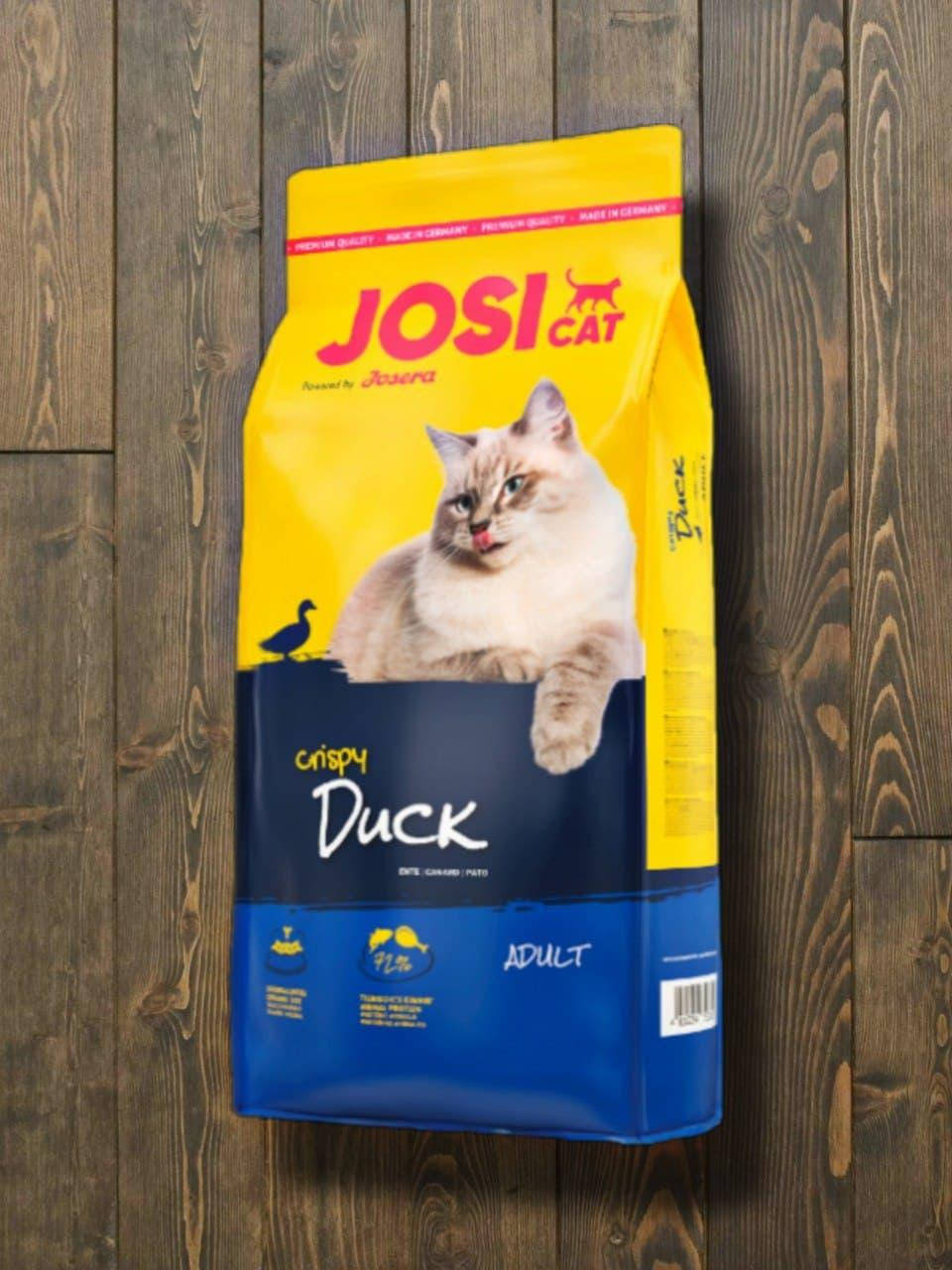 

Сухой корм для котов и кошек JosiCat Crispy Duck ЙозиКет Криспи Дак