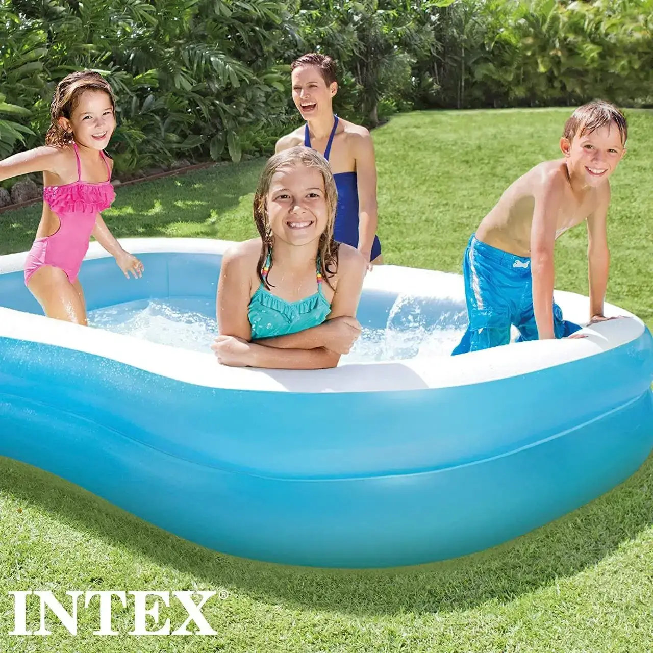 

Надувной детский бассейн Intex 57180 (203х158х48 см)