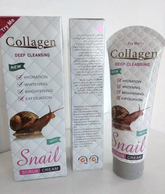 

Cкраб для лица Collagen Snail Scrub Cream Deep Cleasing 150 мл PM6912