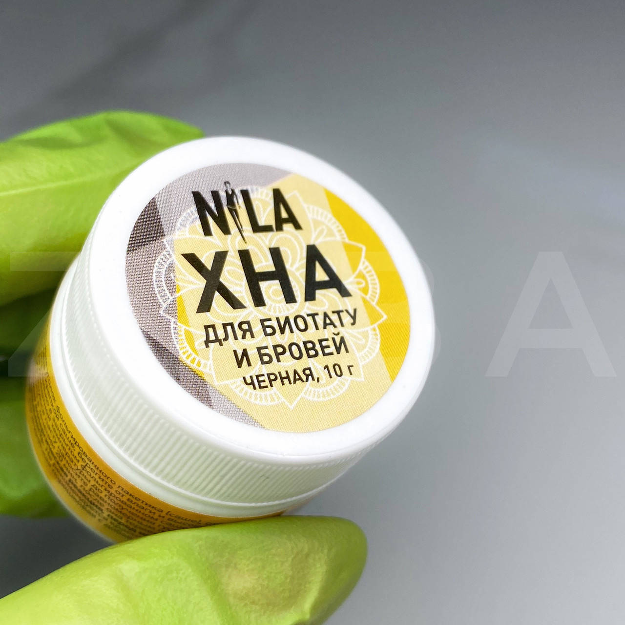 

Хна для бровей и био-тату Nila черная, 10 г