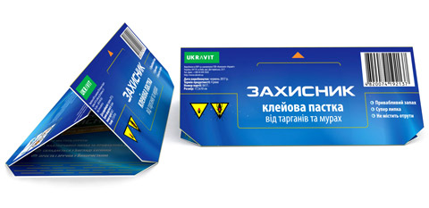 

Клеевая ловушка от тараканов и муравьев «Защитник», оригинал