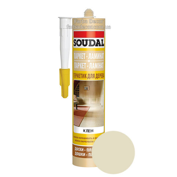 

Герметик SOUDAL для дерева (клен), 280 мл