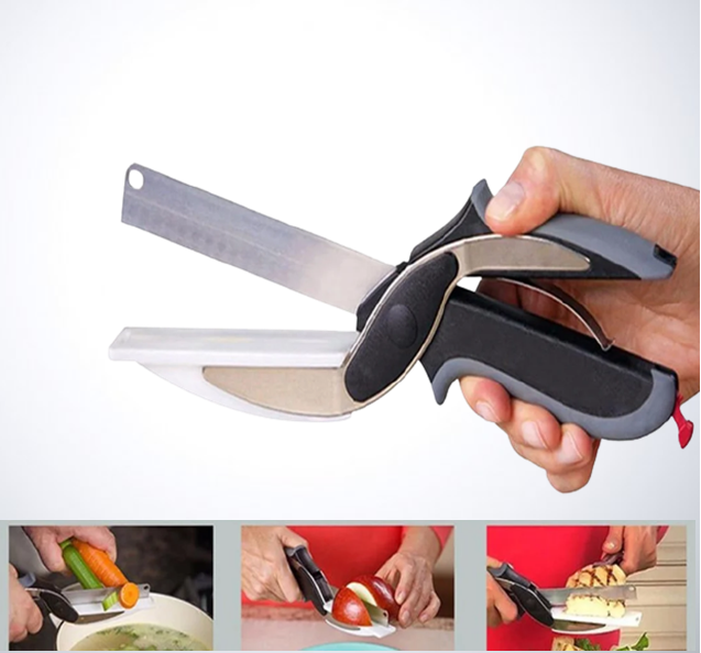 

Универсальный кухонный нож - ножницы Clever Cutter