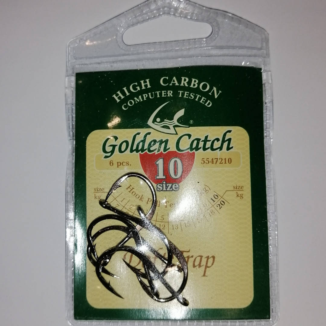 

Крючки Golden Catch Deft Trap N° 10