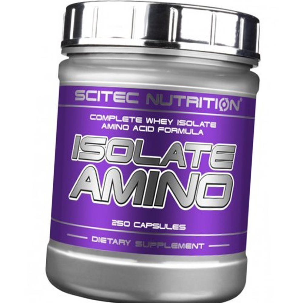 

Незаменимые аминокислоты для спортсменов Scitec Isolate Amino 250 капс Топ продаж