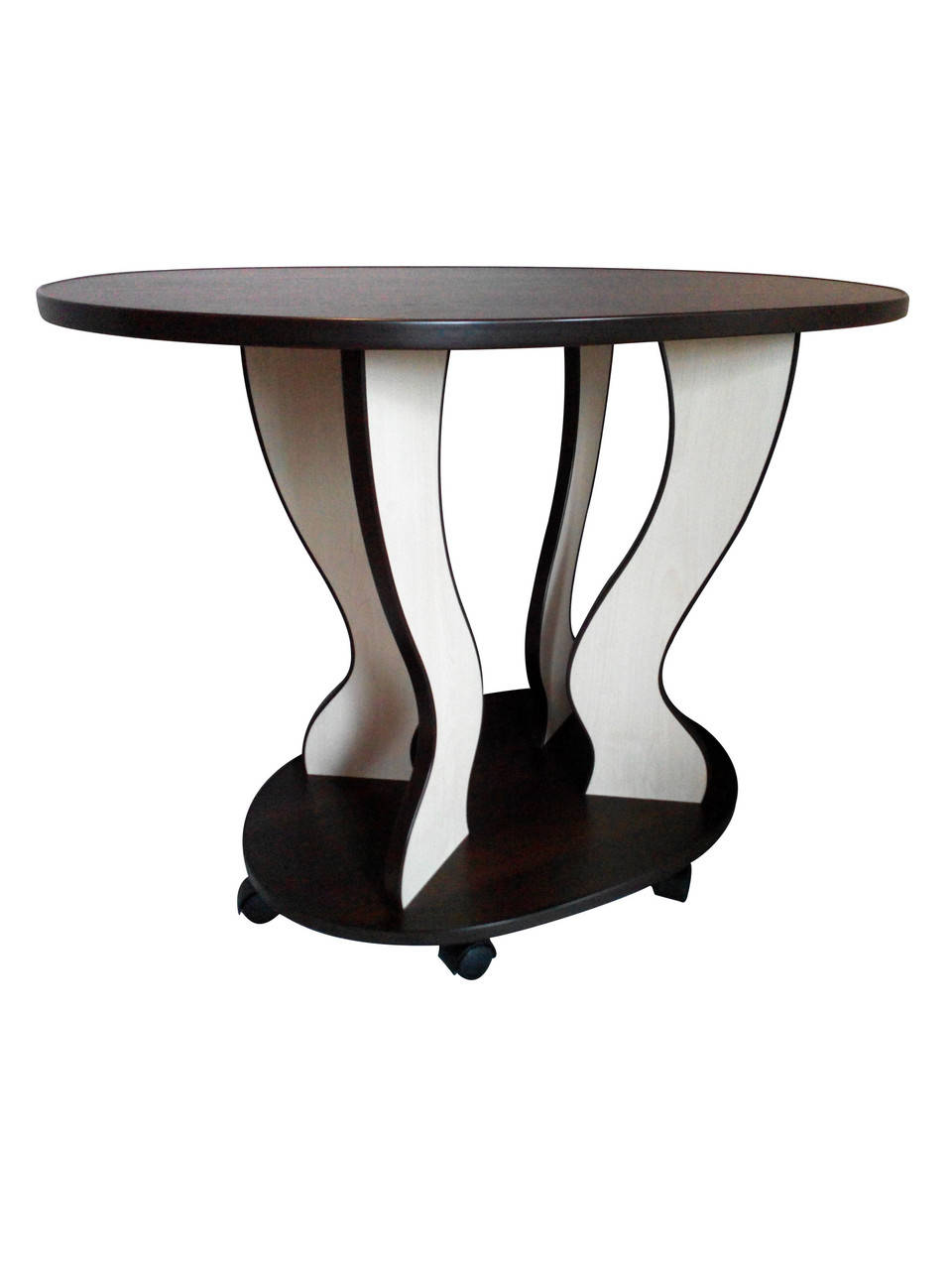 

Овальный журнальный столик на роликах, Разные цвета