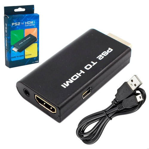 

PS2 - HDMI адаптер, конвертер видео + аудио для Sony PlayStation 2 Без бренда