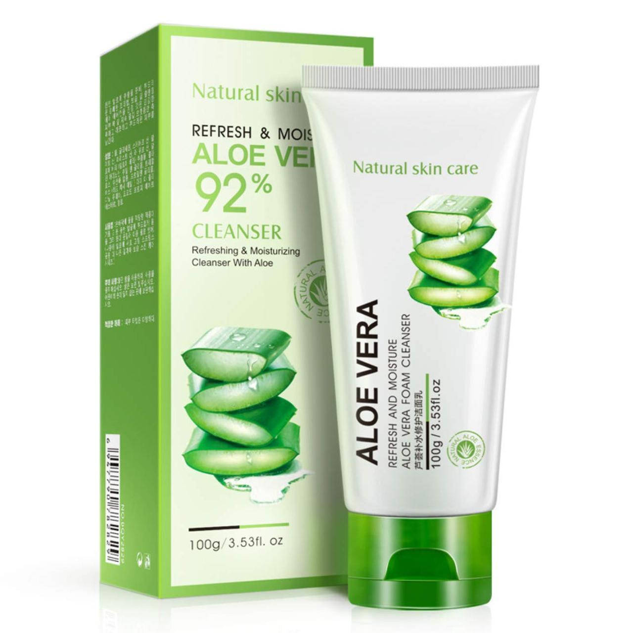 

Пенка для умывания BIOAQUA Refresh & Moisture Aloe Vera 92% Foam Cleanser 100 г