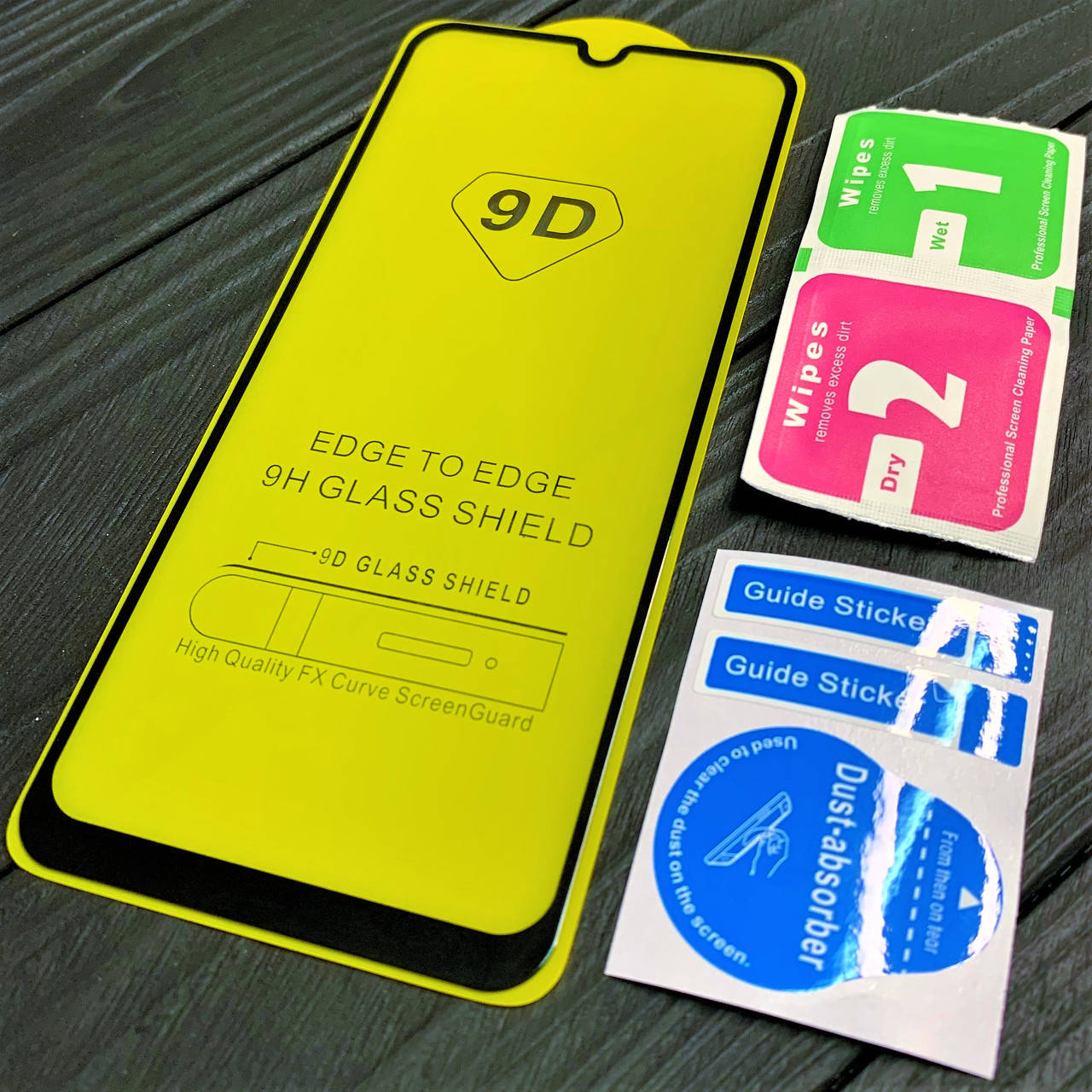 

Защитное стекло для Samsung M21 (2021) (M215G) 9D чёрное, Прозрачный