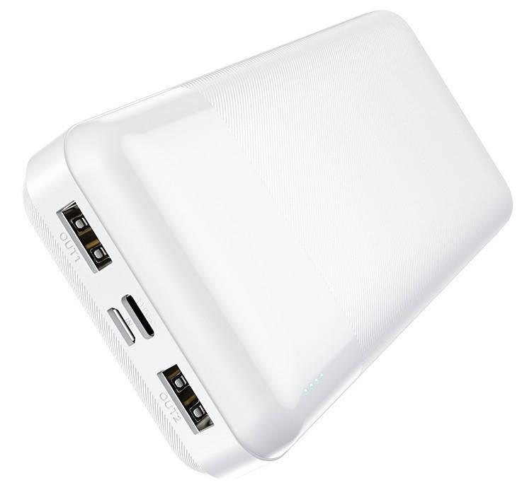 

Павербанк УМБ Power Bank HOCO J72A Easy travel 20000mAh 2USB White