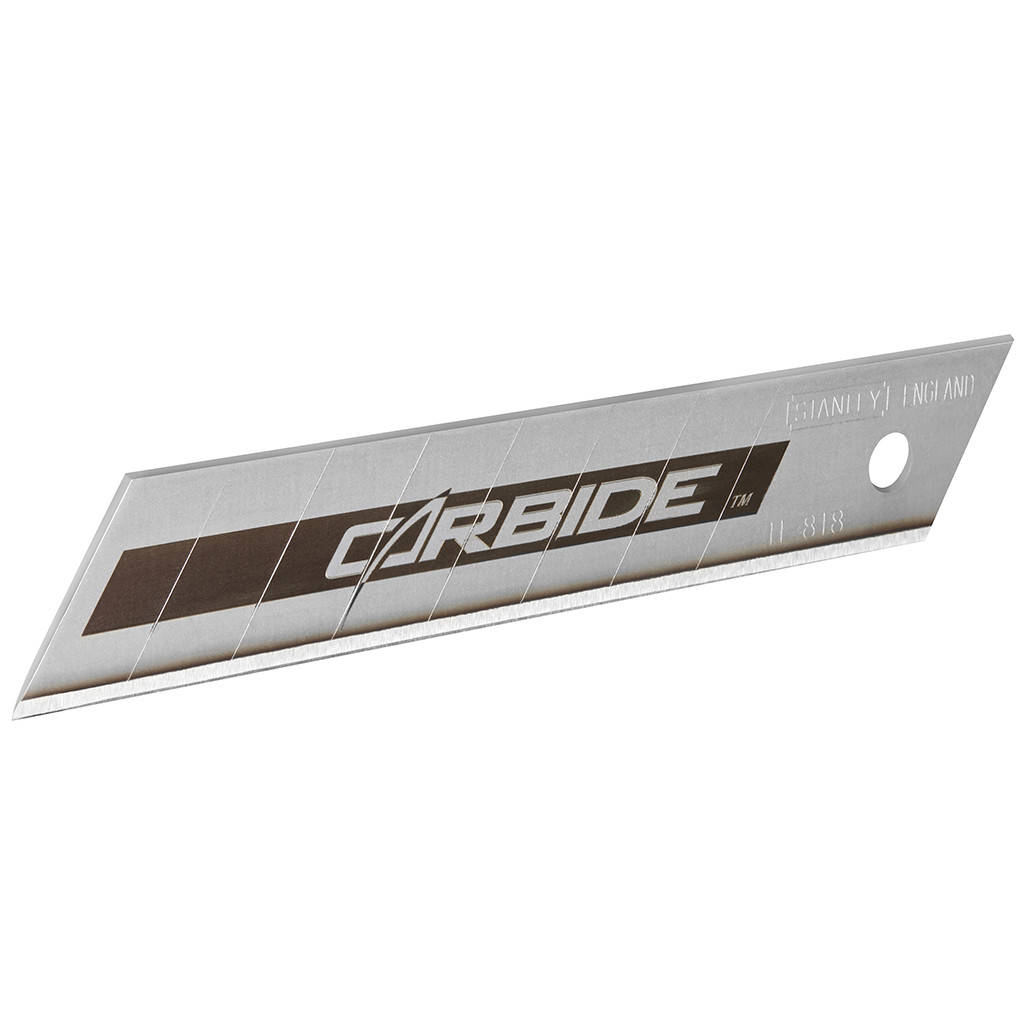 

Лезвие 18 мм с отламывающимися сегментами "Carbide" 50 шт. Stanley STHT8-11818