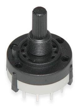 

Галетный переключатель RTS-1-1P-20VP 1P12T L=20mm
