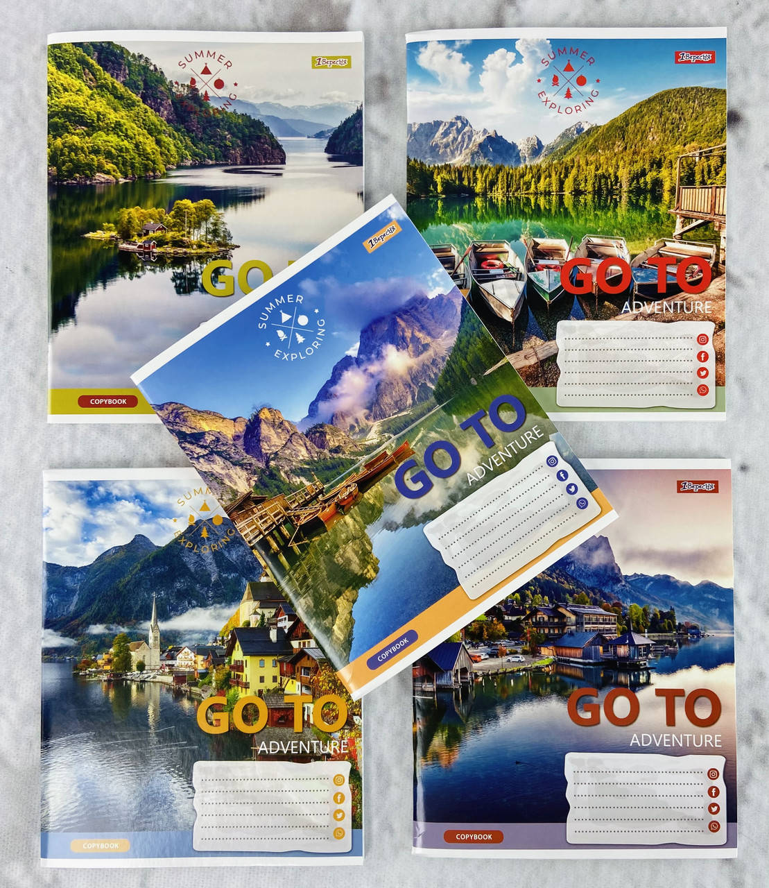 

Тетрадь 96 листов линия Go to adventure №764976 32660Ф{96л} 1 вересня Украина